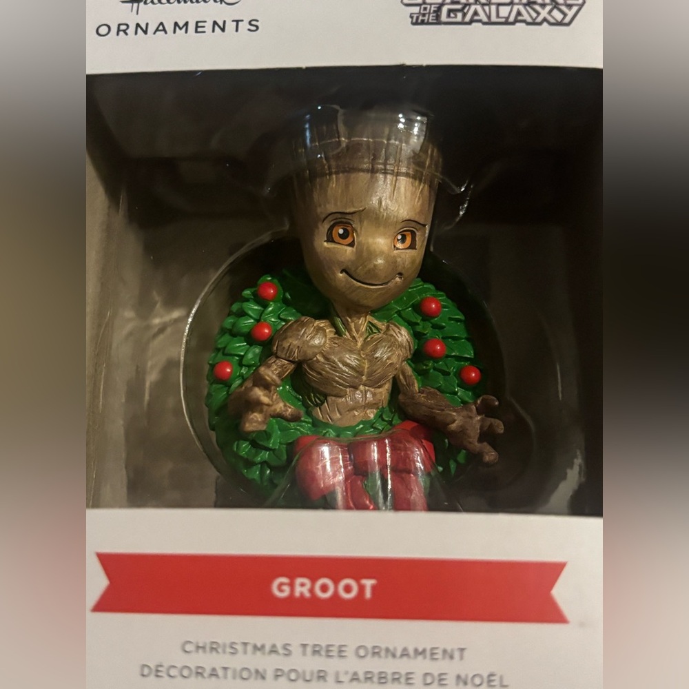 Disney Guardians of the Galaxy Groot Hallmark Christmas Tree Ornament New in Box - Picture 2 of 4
